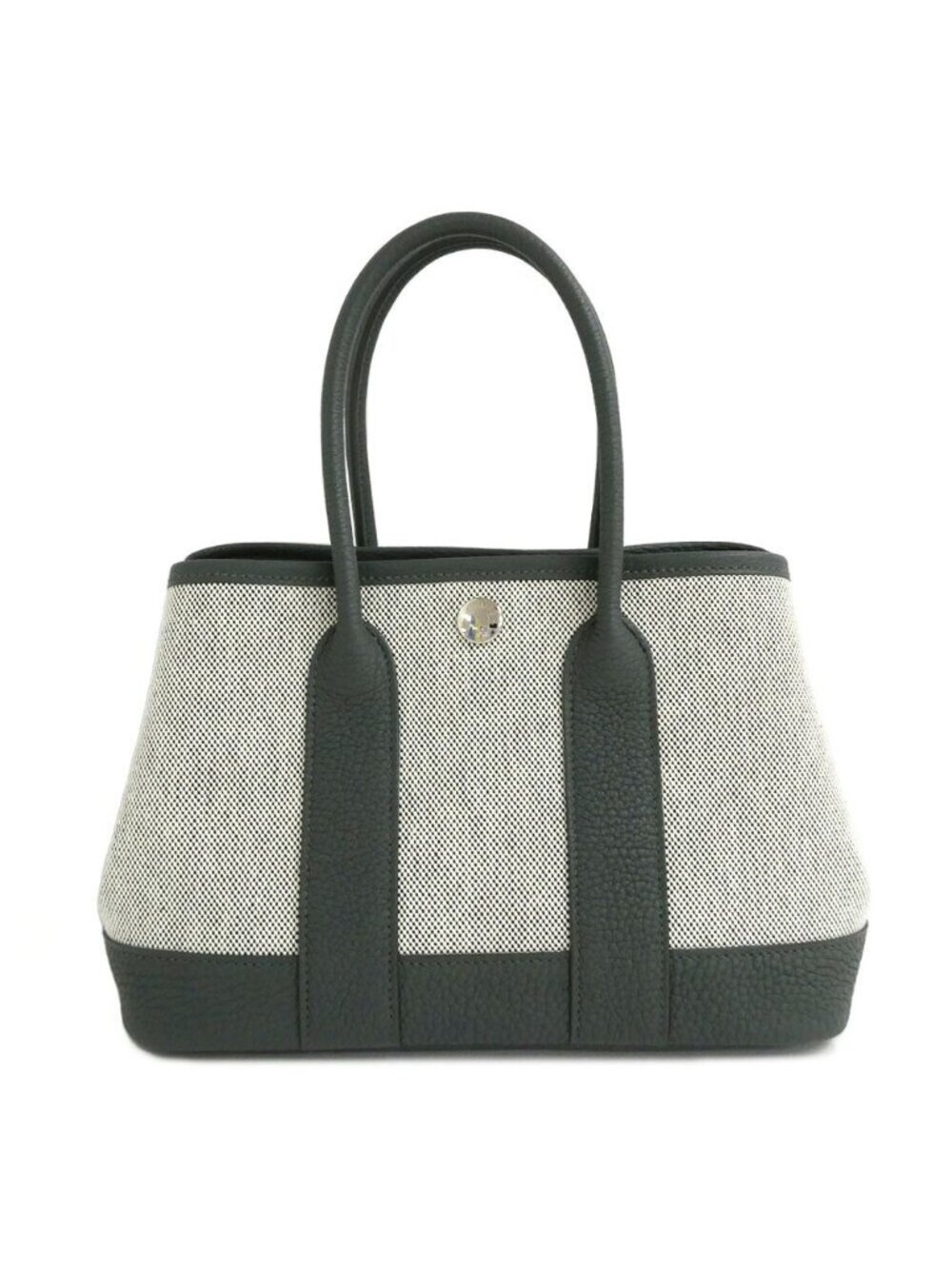 Hermes Neo Garden 23 Vert Mangrove Toile H Viking Negonda Handbag
